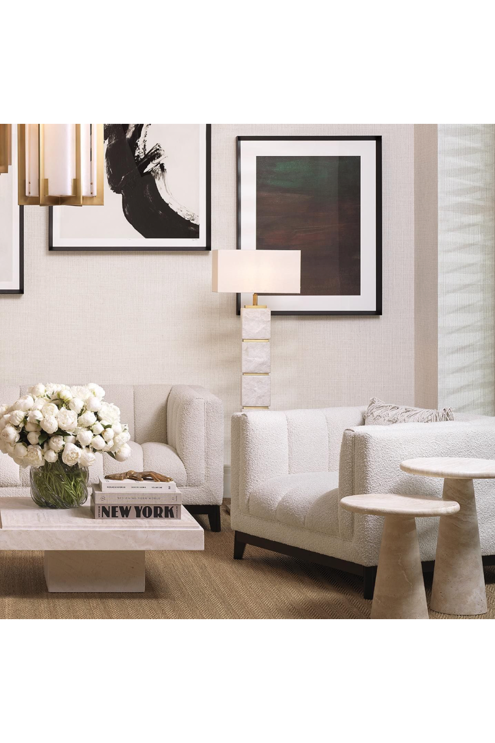 Upholstered Stitch Armchair Ditmar | Eichholtz Miami