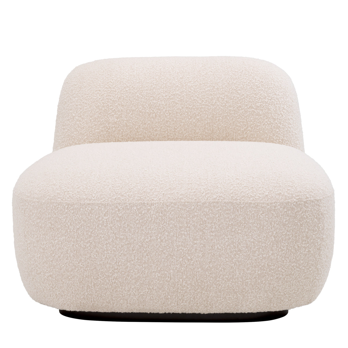 Cream Bouclé Slipper Chair Bjorn | Eichholtz Miami