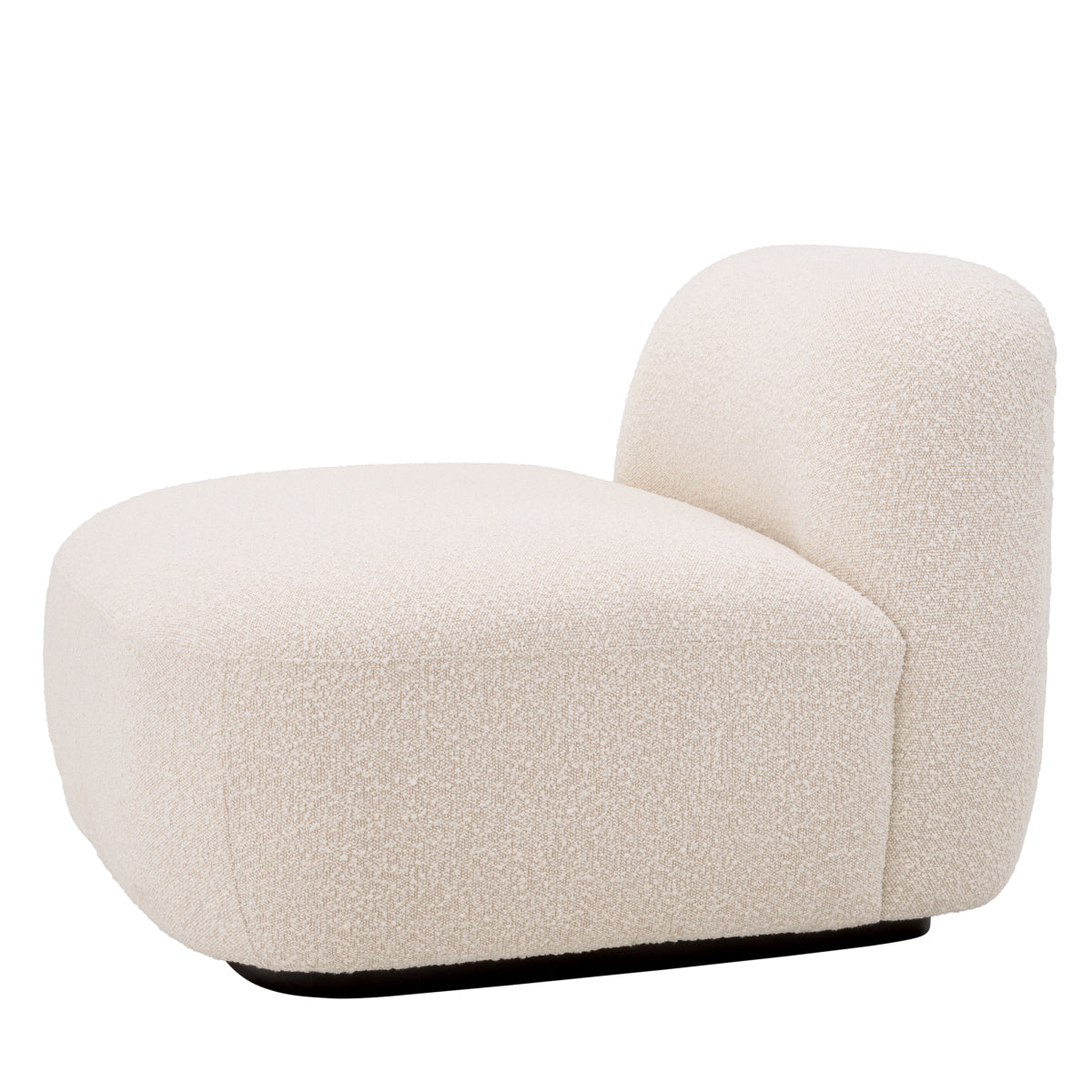 Cream Bouclé Slipper Chair Bjorn | Eichholtz Miami