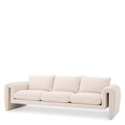 Cream Bouclé Upholstered Sofa Tondo | Eichholtz Miami