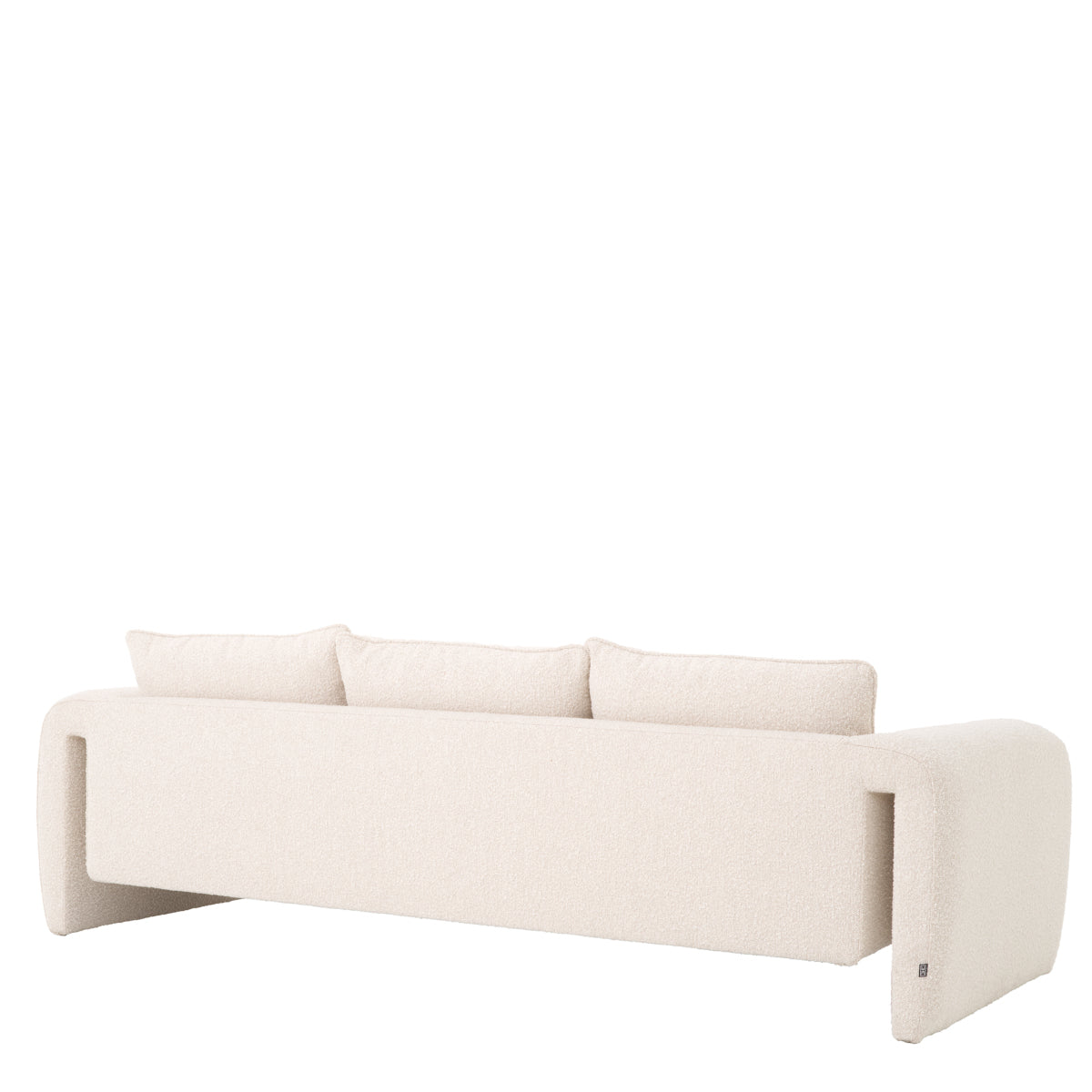Cream Bouclé Upholstered Sofa Tondo | Eichholtz Miami