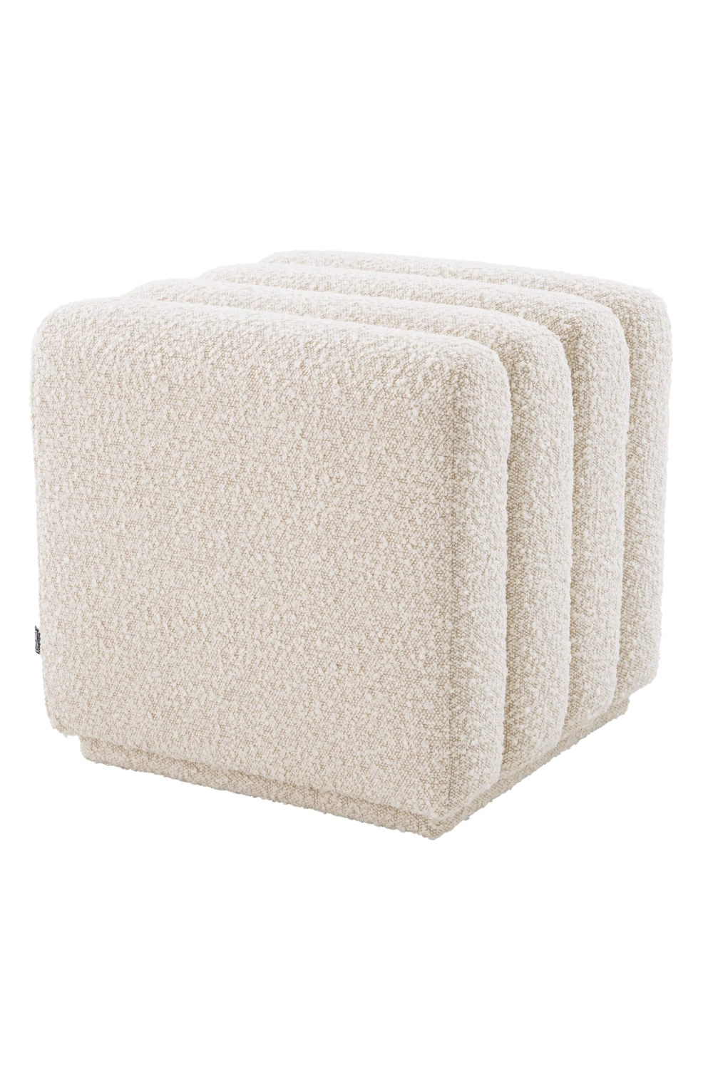 Square Channel Stitched Stool Bente | Eichholtz Miami