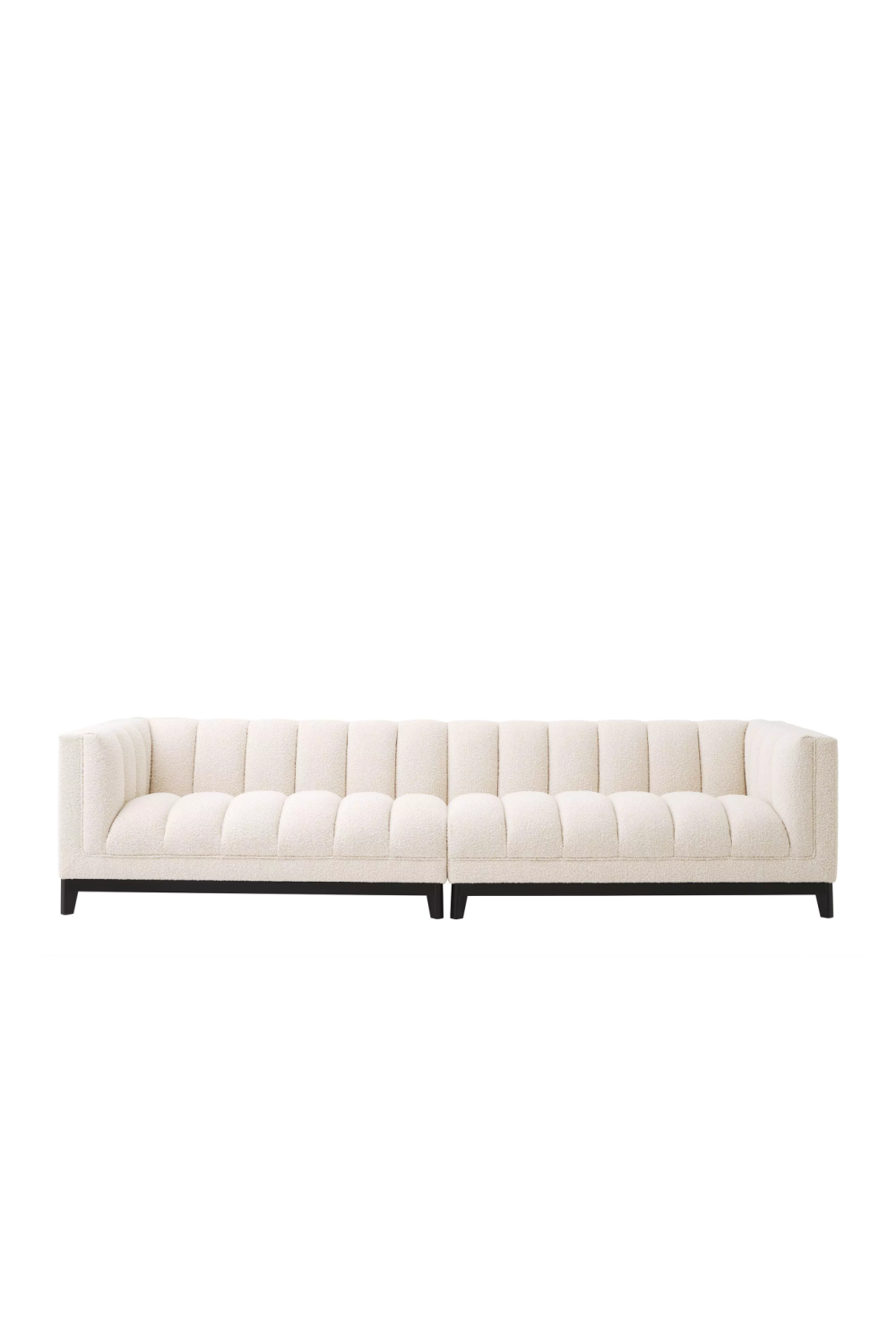Upholstered Cream Boucle Sofa Ditmar | Eichholtz Miami