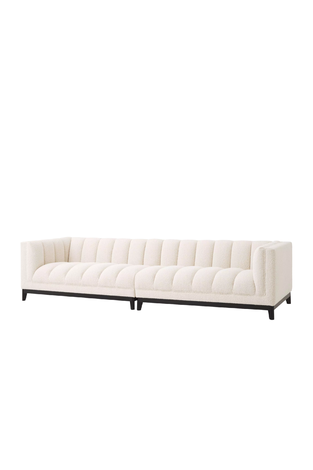 Upholstered Cream Boucle Sofa Ditmar | Eichholtz Miami