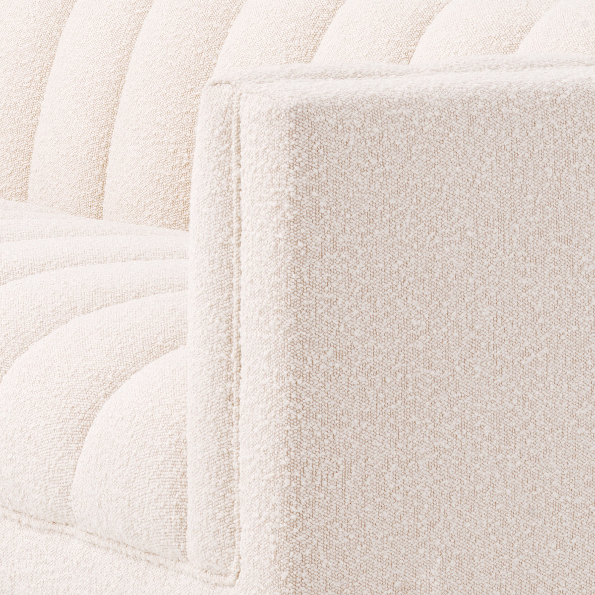 Upholstered Cream Boucle Sofa Ditmar | Eichholtz Miami