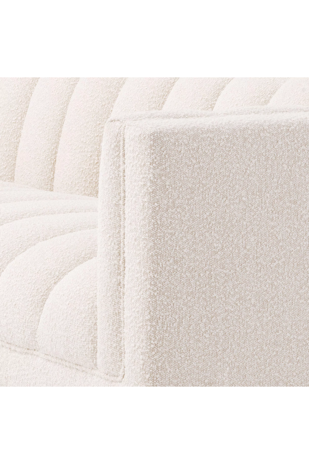 Upholstered Cream Boucle Sofa Ditmar | Eichholtz Miami