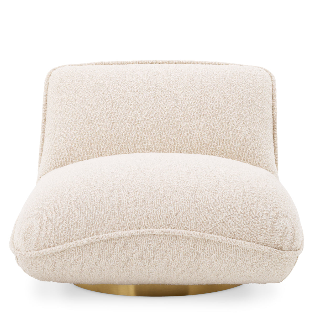 Cream Bouclé Swivel Chair Relax | Eichholtz Miami