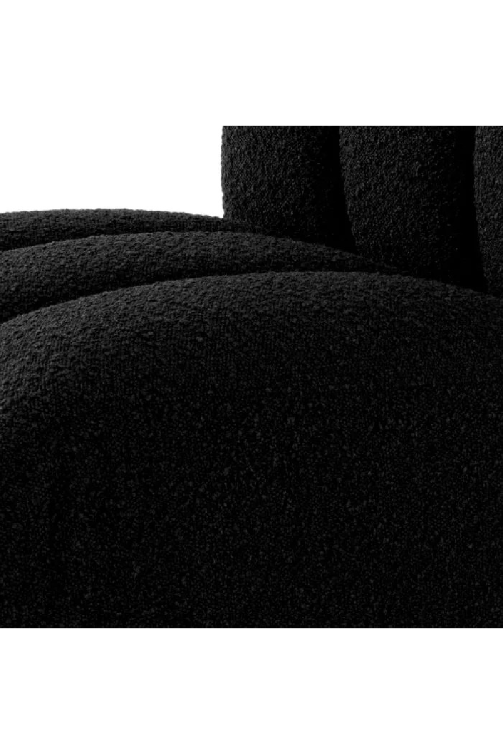 Bouclé Channeled Dining Chair Kelly | Eichholtz Miami