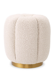 Modern Boucle Stool Orchanic | Eichholtz Miami