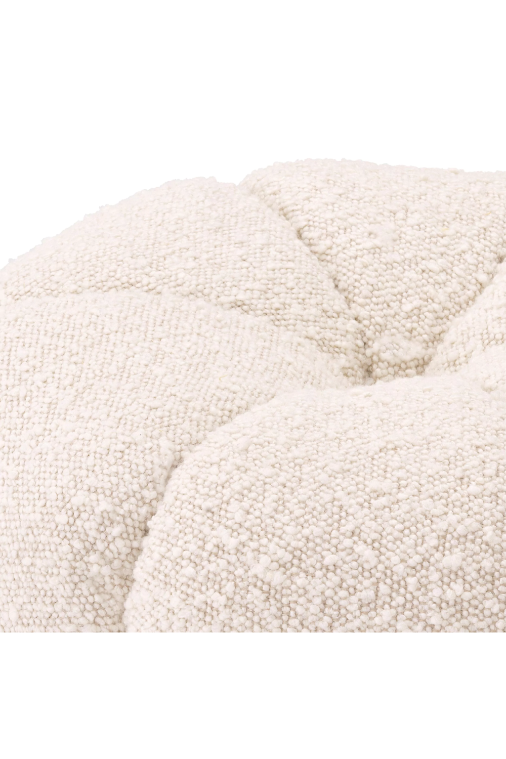 Modern Boucle Stool Orchanic | Eichholtz Miami