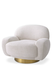 Curved Swivel Armchair Udine| Eichholtz Miami