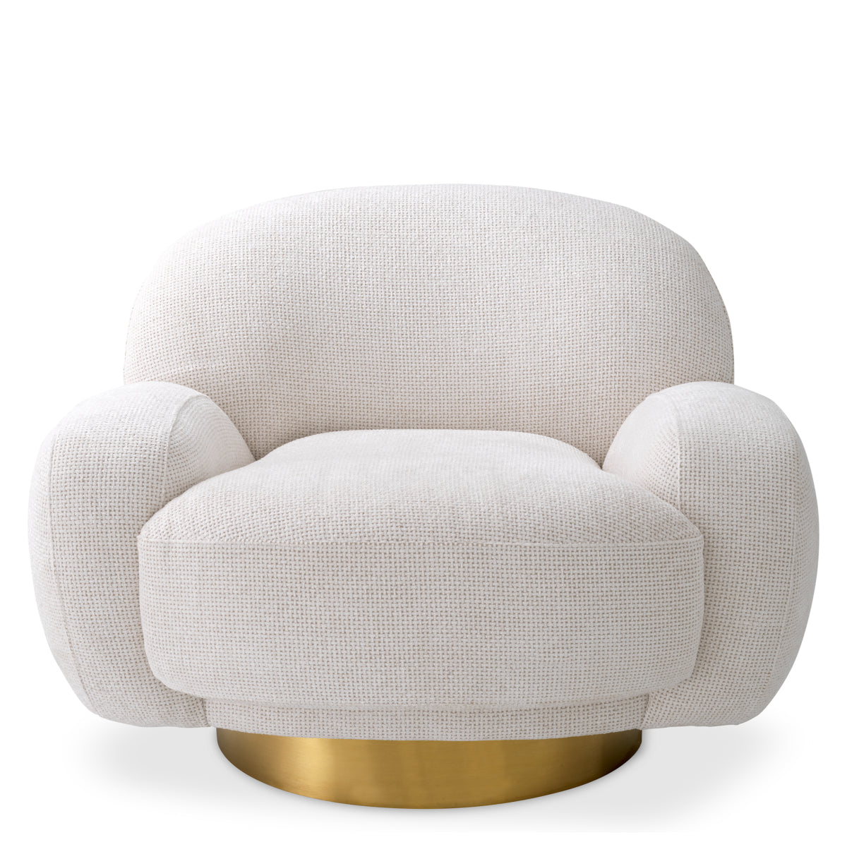 Curved Swivel Armchair Udine | Eichholtz Miami