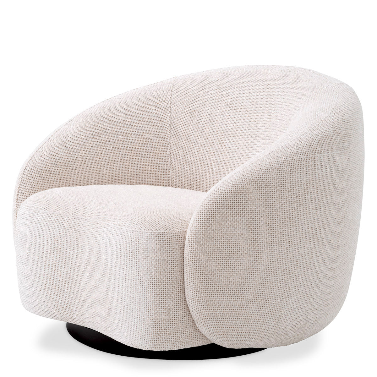 Curved Swivel Lounge Chair Amore | Eichholtz Miami