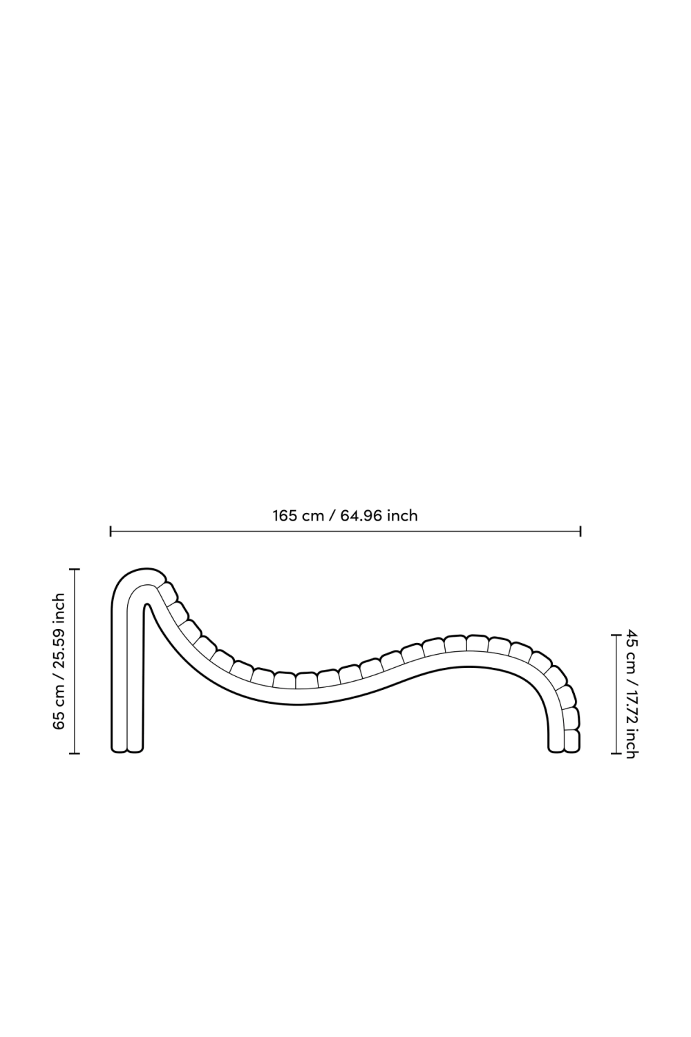 Gray Bouclé Chaise Longue Pioneer | Eichholtz Miami