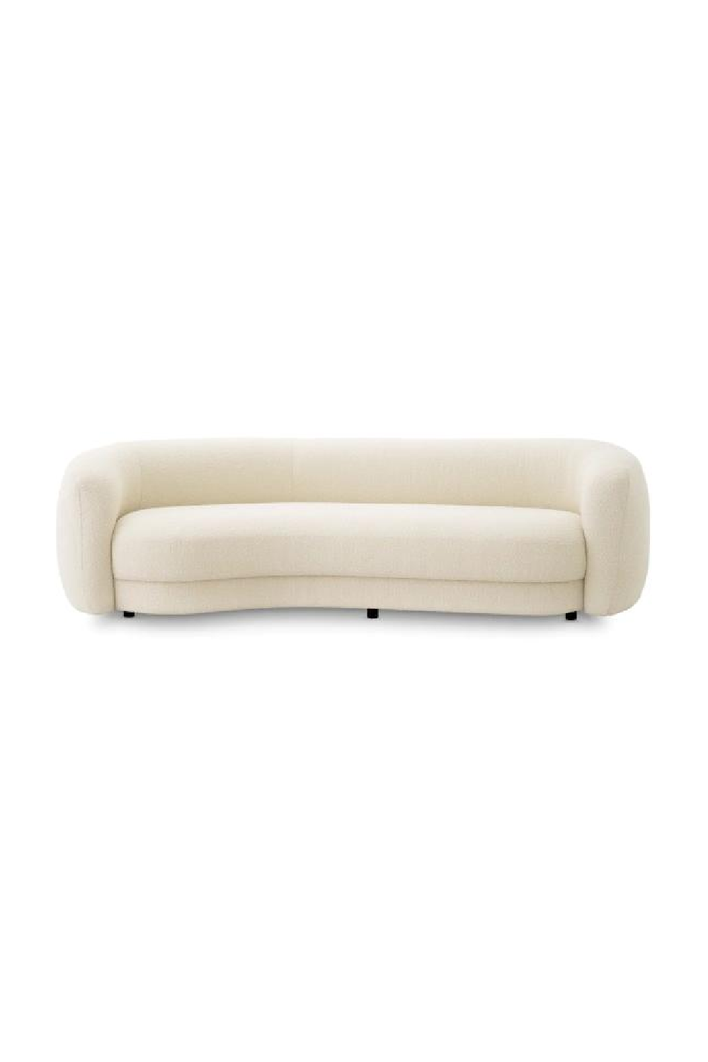 Boucle Curved Sofa Blaine | Eichholtz Miami