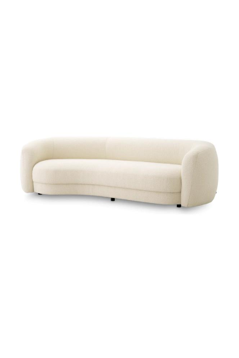 Boucle Curved Sofa Blaine | Eichholtz Miami
