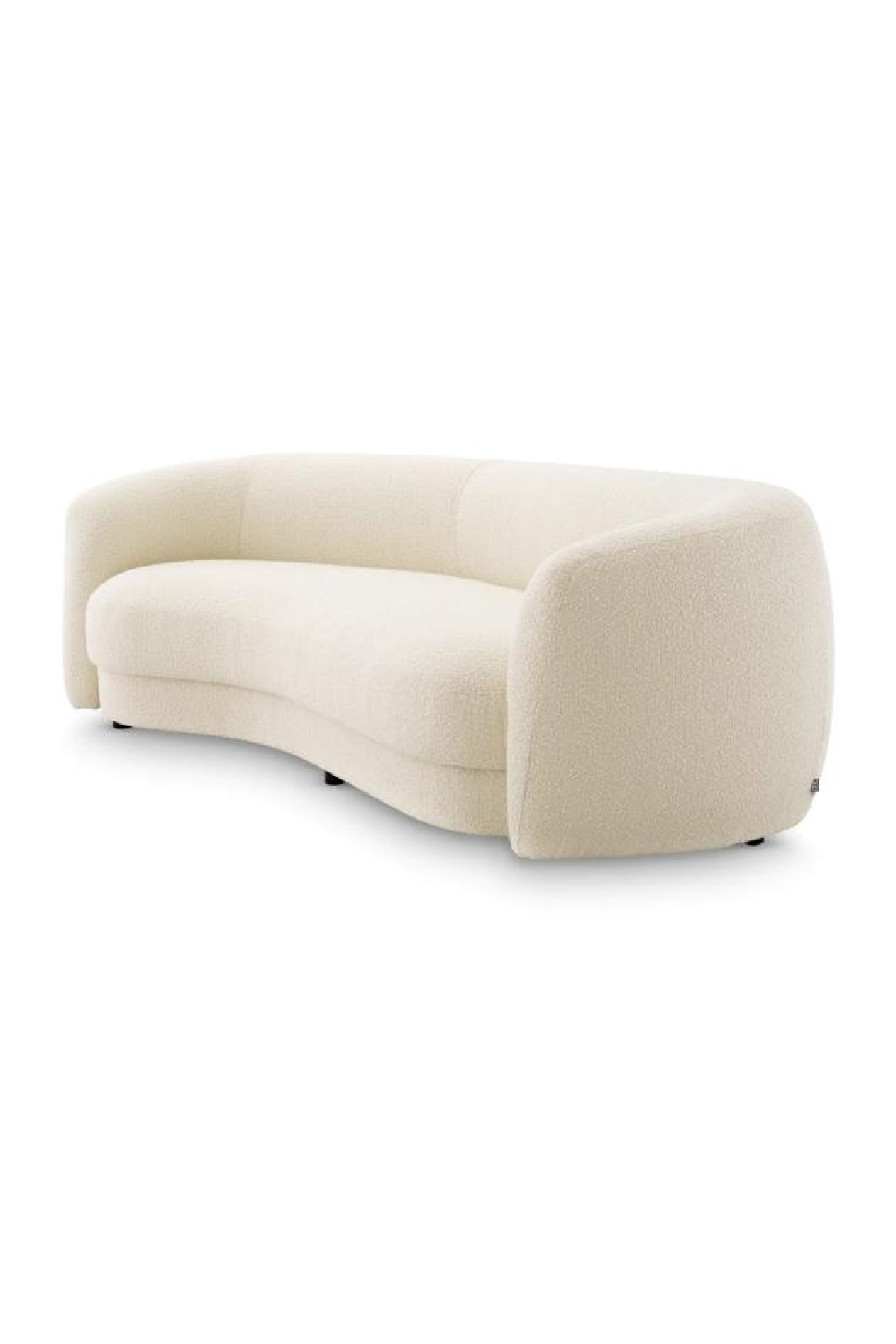 Boucle Curved Sofa Blaine | Eichholtz Miami