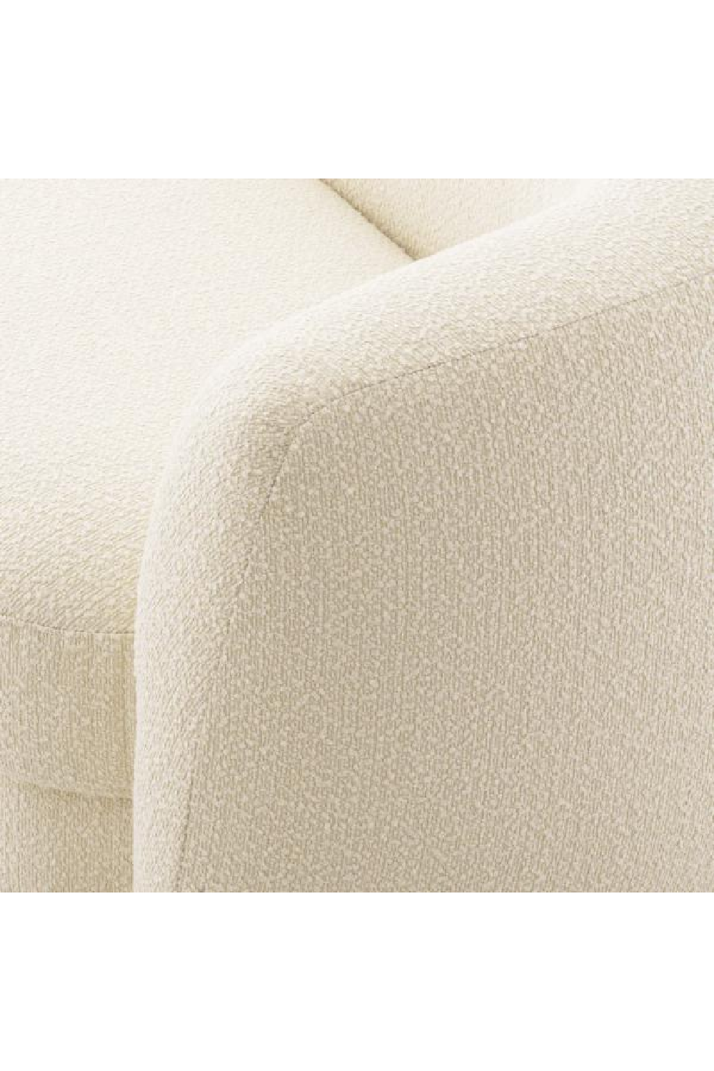 Boucle Curved Sofa Blaine | Eichholtz Miami