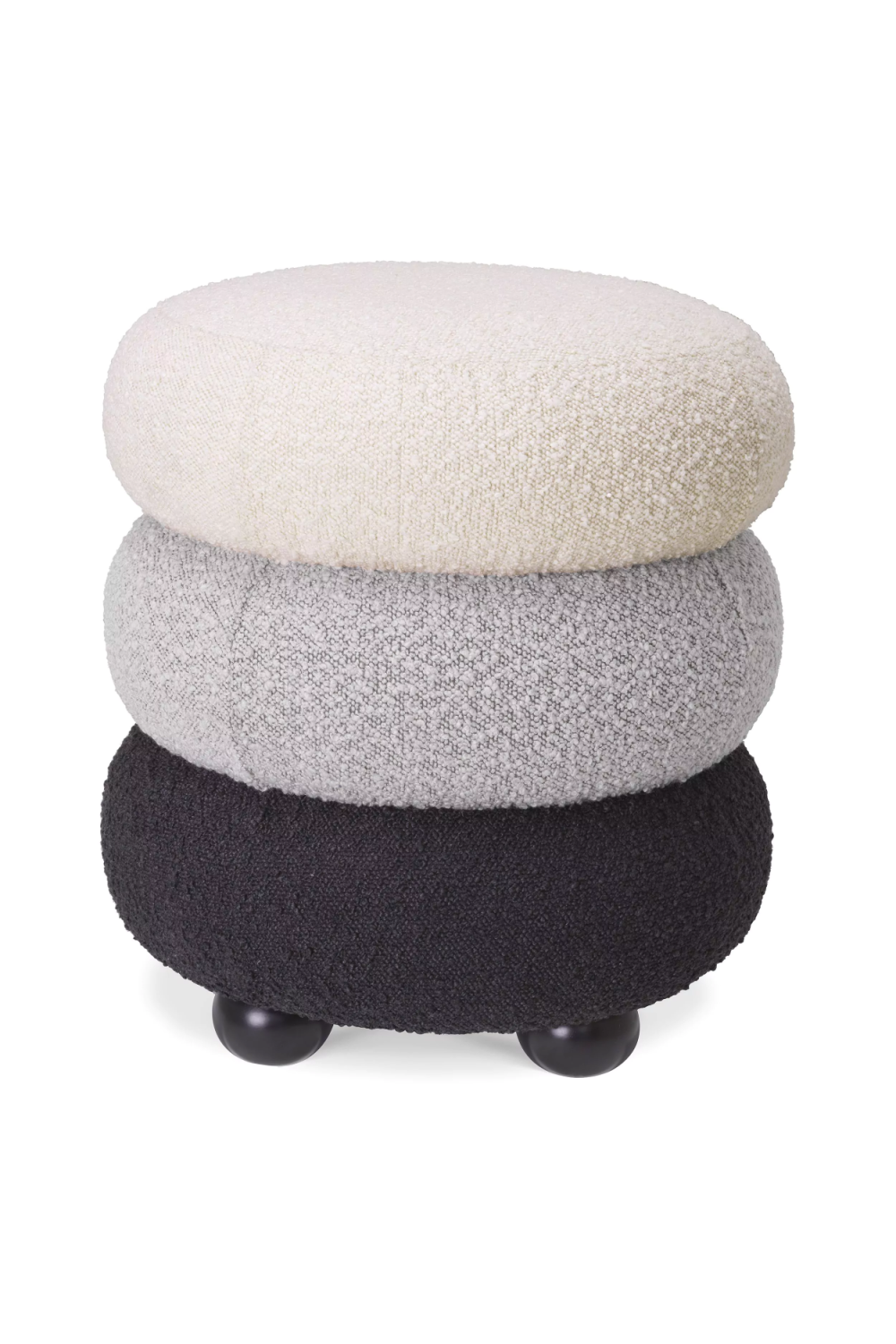 Upholstered Accent Stool Tulum | Eichholtz Miami