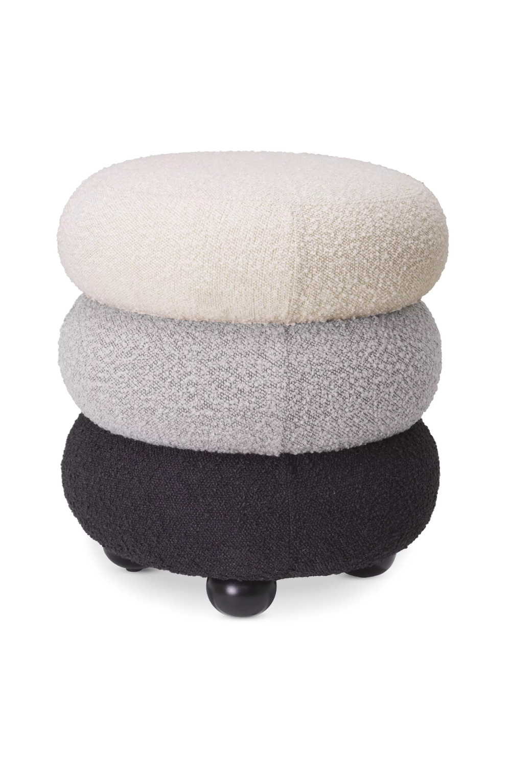 Upholstered Accent Stool Tulum | Eichholtz Miami