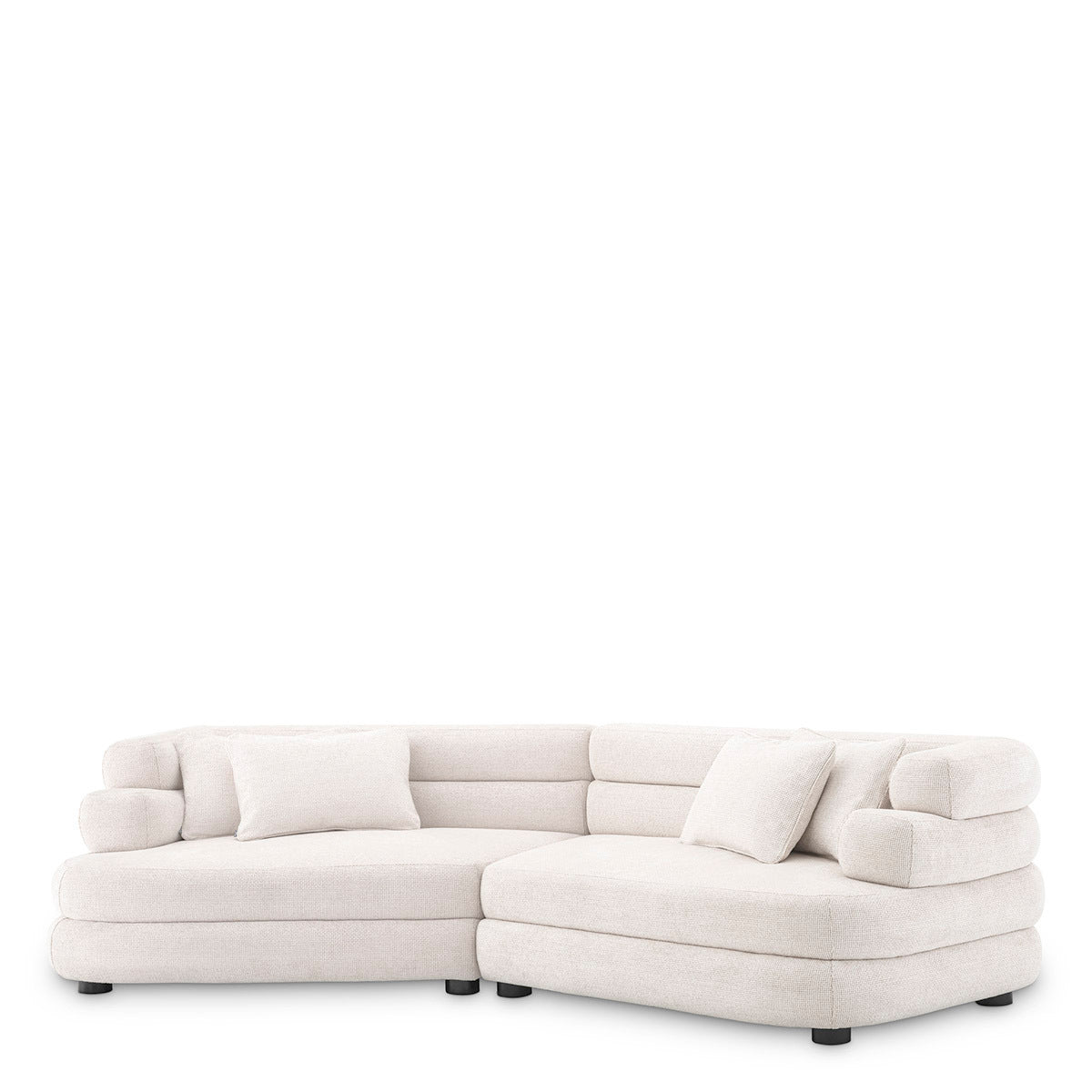 White Fabric Sofa Malaga | Eichholtz Miami