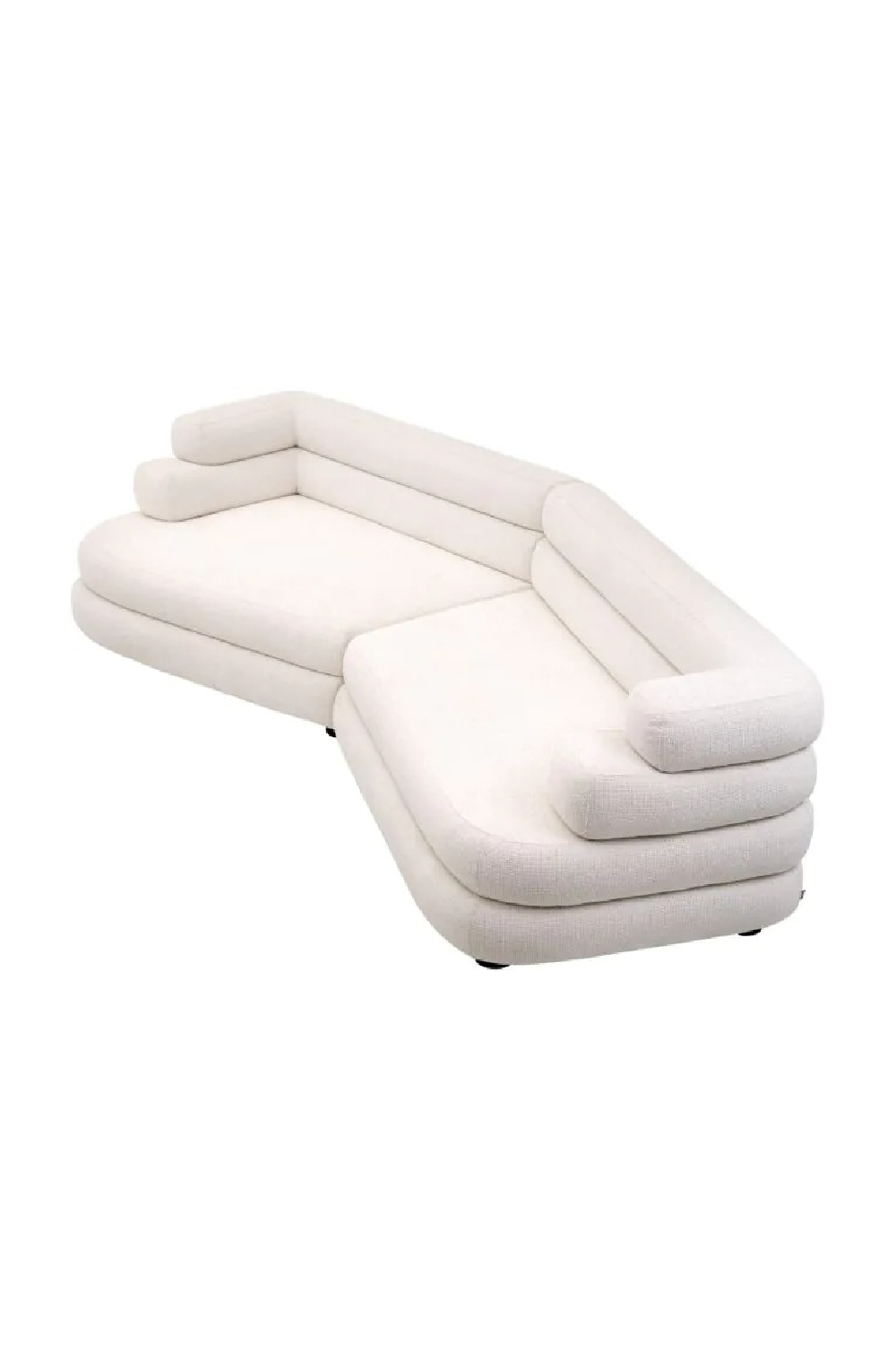 White Fabric Sofa Malaga | Eichholtz Miami