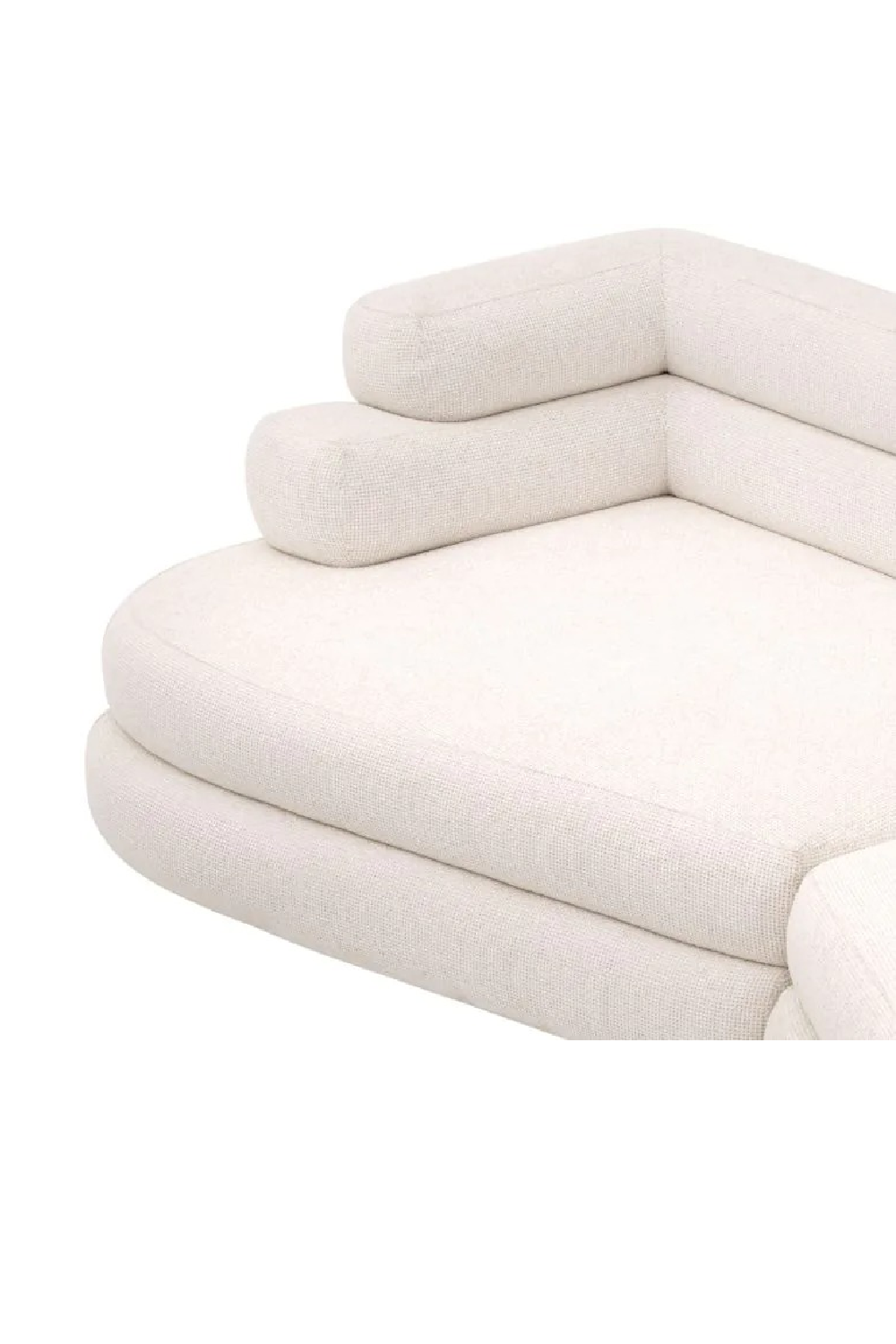 White Fabric Sofa Malaga | Eichholtz Miami