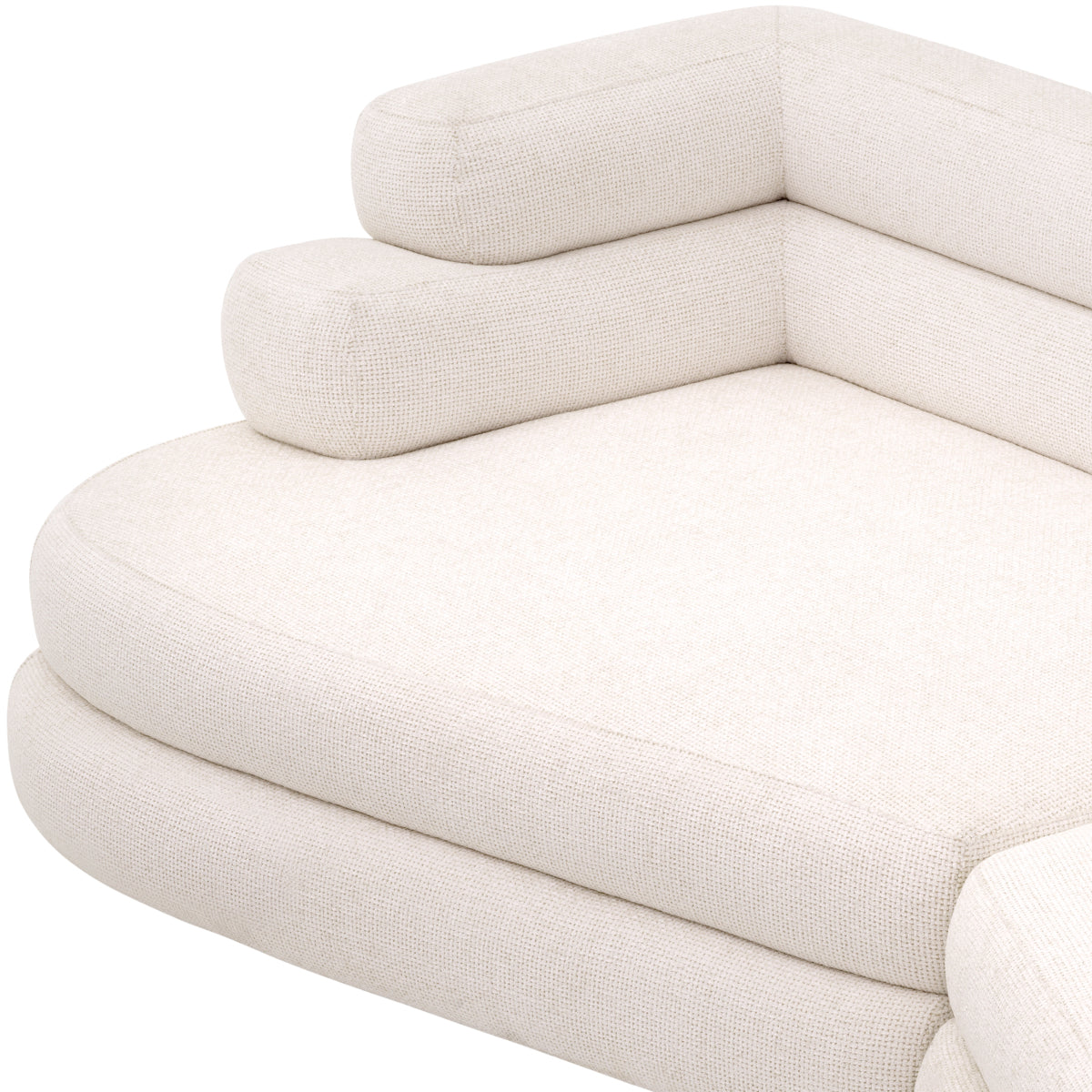 White Fabric Sofa Malaga | Eichholtz Miami