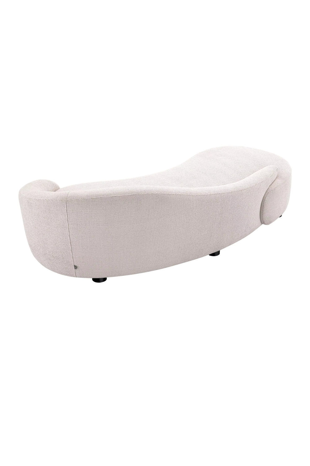 White Curved Sofa Rivolo | Eichholtz Miami