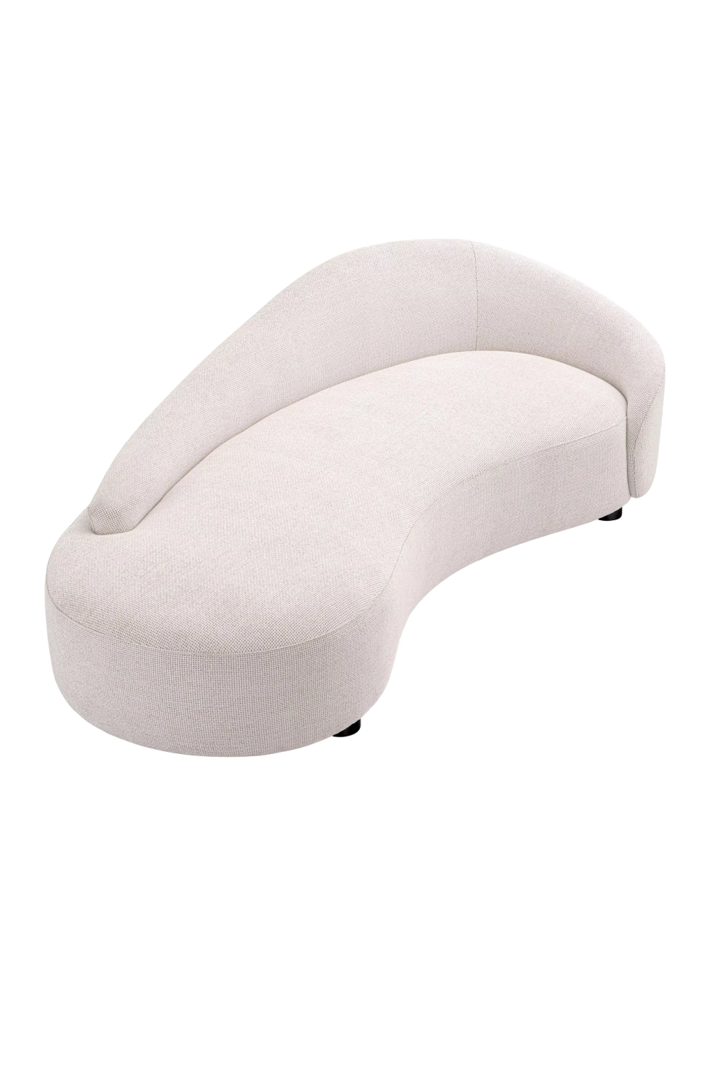 White Curved Sofa Rivolo | Eichholtz Miami
