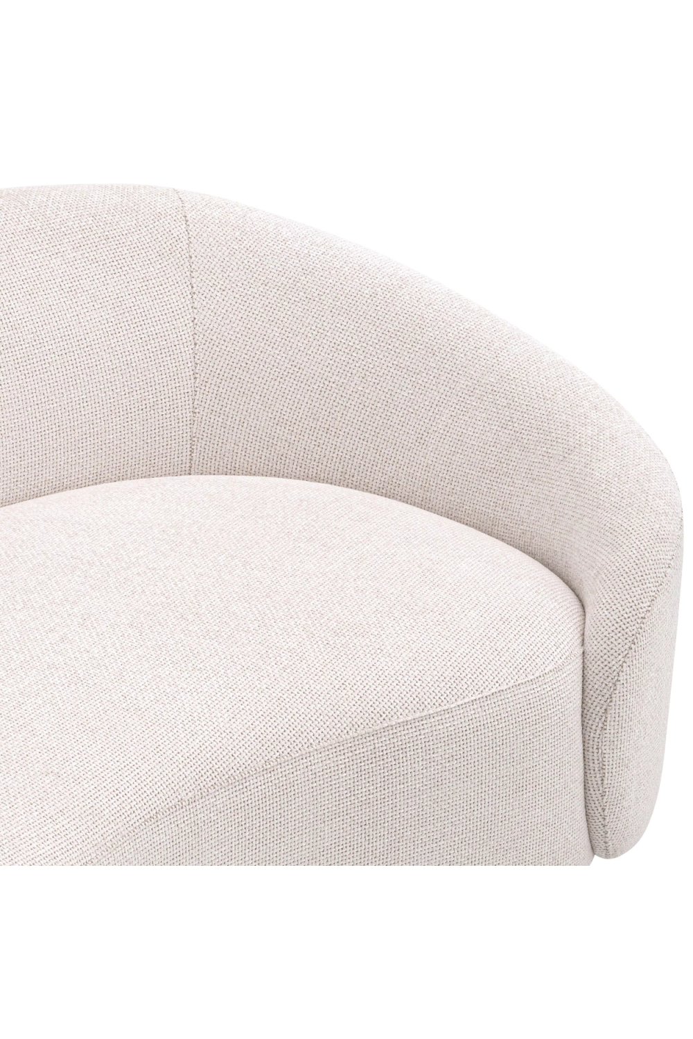 White Curved Sofa Rivolo | Eichholtz Miami