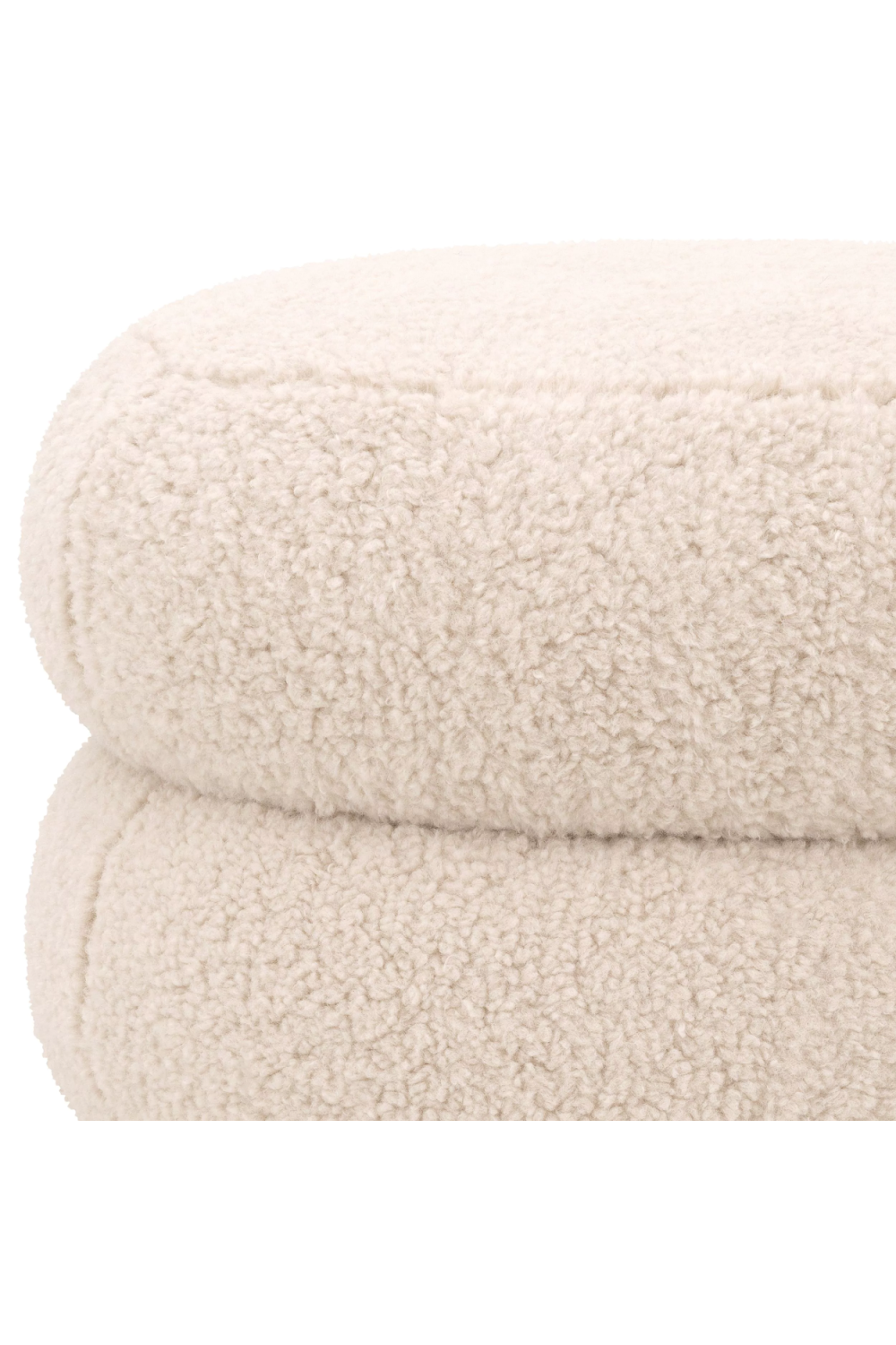 Upholstered Accent Stool Tulum | Eichholtz Miami