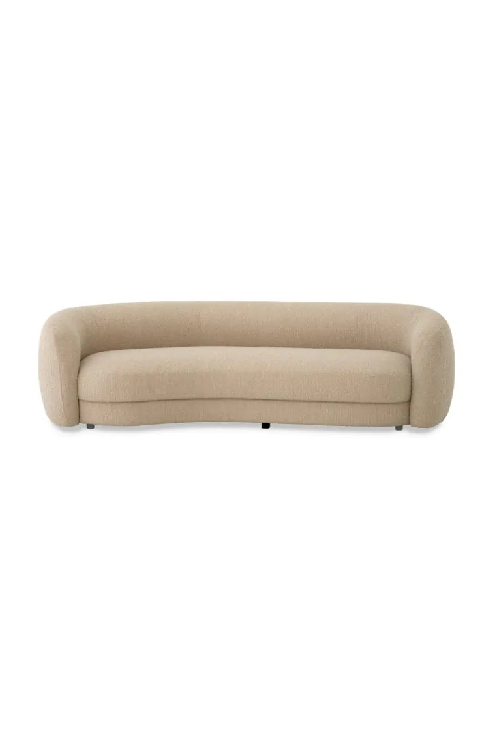 Boucle Curved Sofa Blaine | Eichholtz Miami