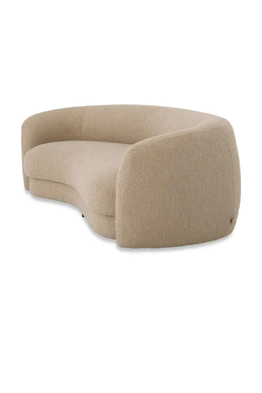 Boucle Curved Sofa Blaine | Eichholtz Miami