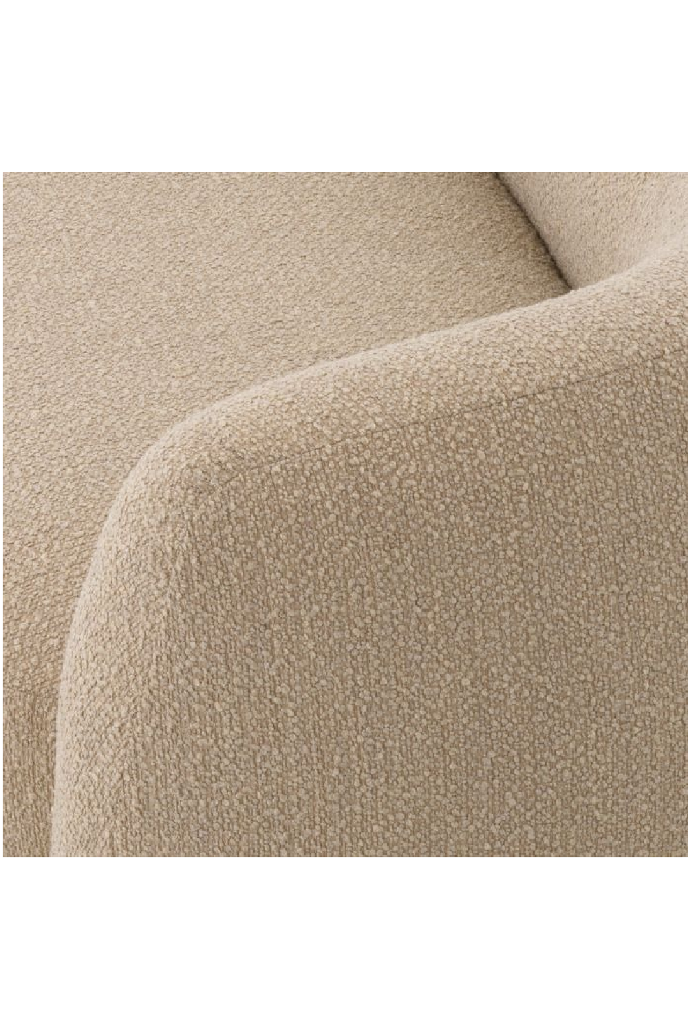 Boucle Curved Sofa Blaine | Eichholtz Miami