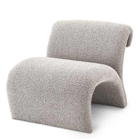 Bouclé Accent Chair Vignola | Eichholtz Miami