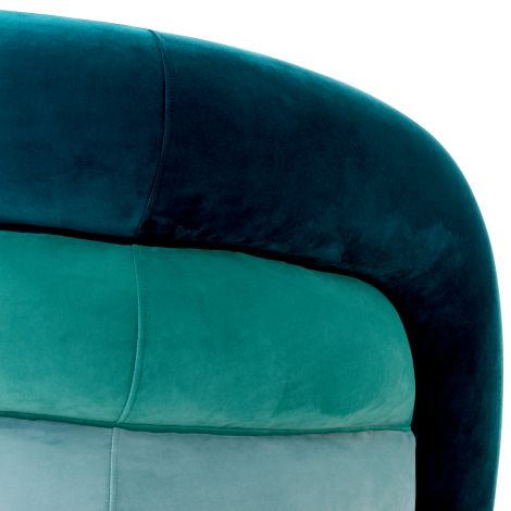 Curved Swivel Armchair Novelle | Eichholtz Miami