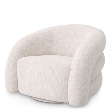 Curved Swivel Armchair Novelle | Eichholtz Miami