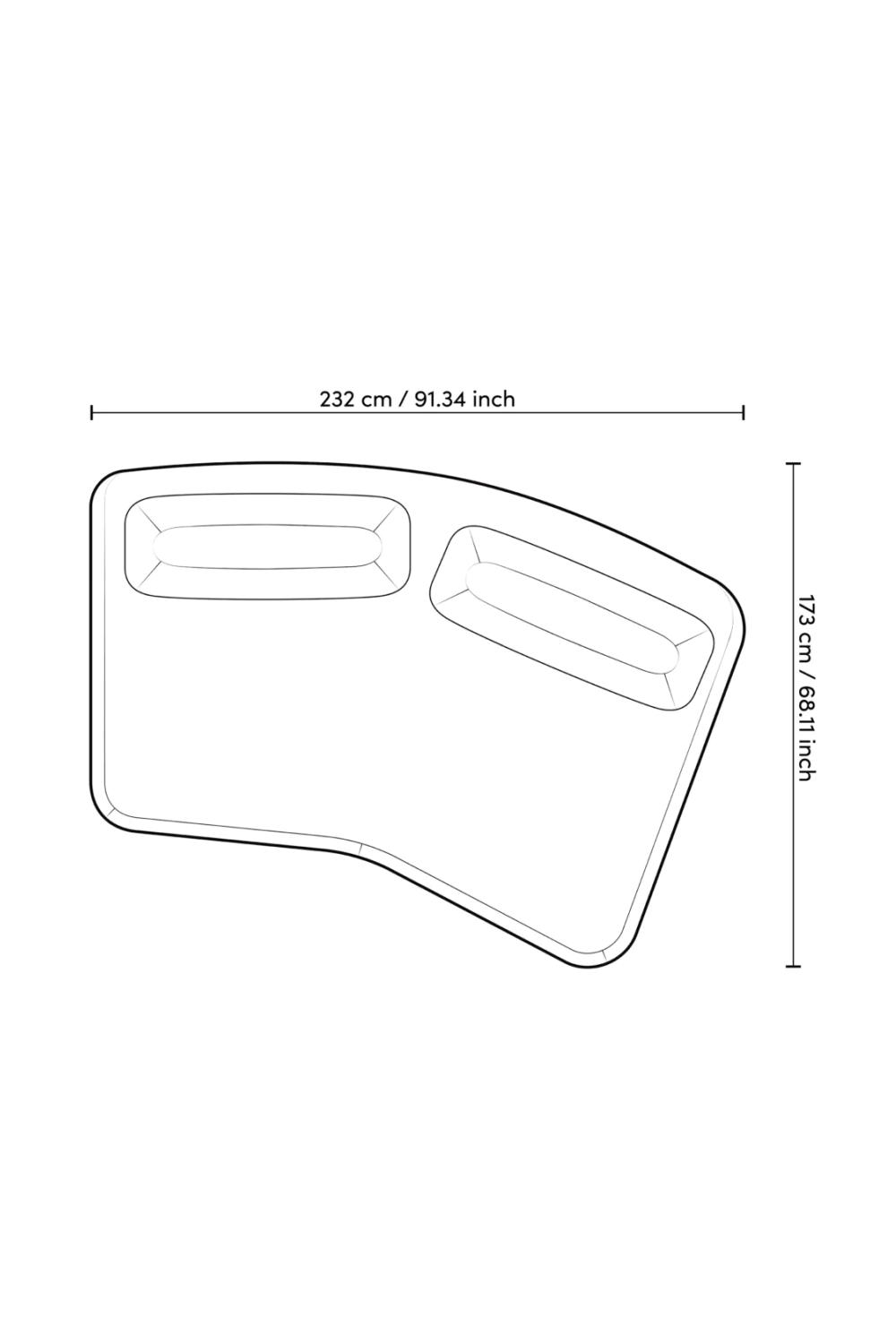 Curve Modular Sofa Residenza | Eichholtz Miami