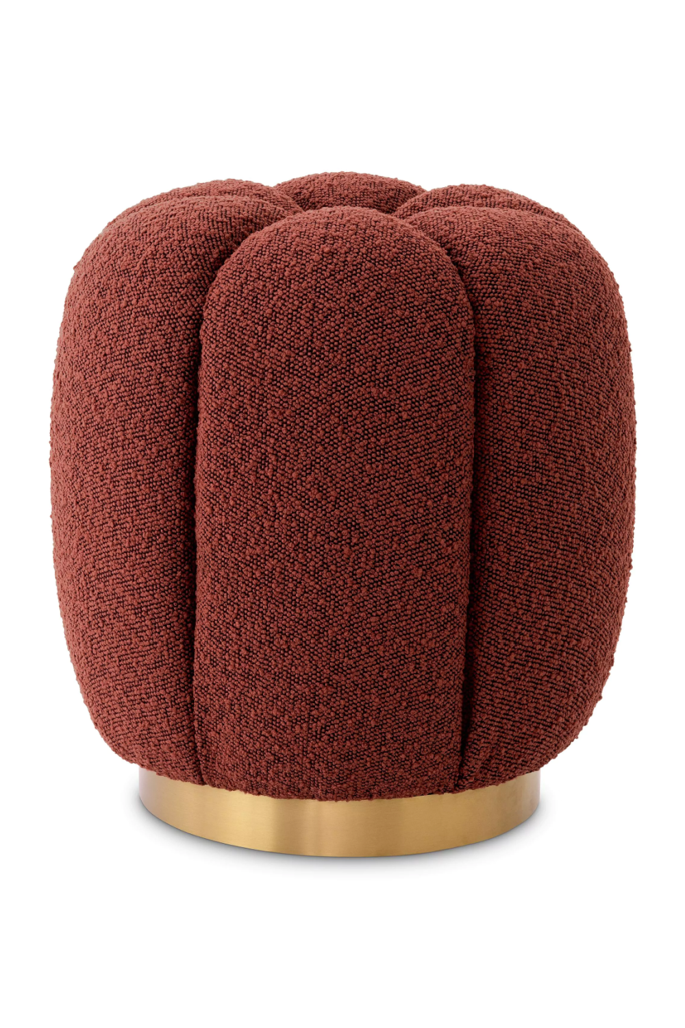 Modern Boucle Stool Orchanic | Eichholtz Miami