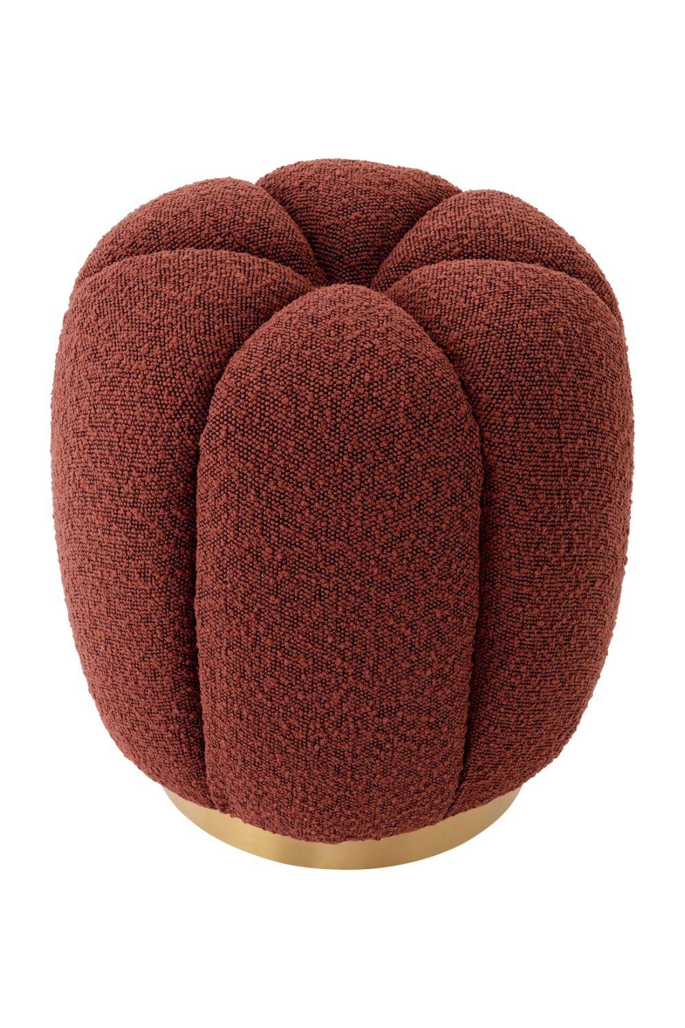 Modern Boucle Stool Orchanic | Eichholtz Miami