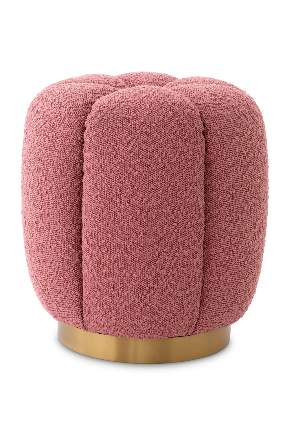 Modern Boucle Stool Orchanic | Eichholtz Miami