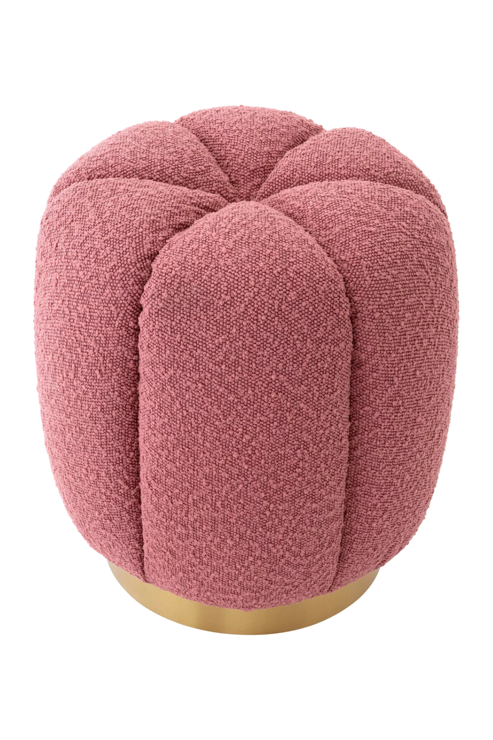Modern Boucle Stool Orchanic | Eichholtz Miami