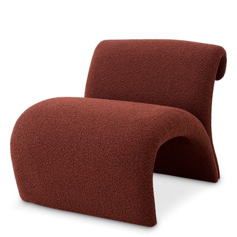Bouclé Accent Chair Vignola | Eichholtz Miami