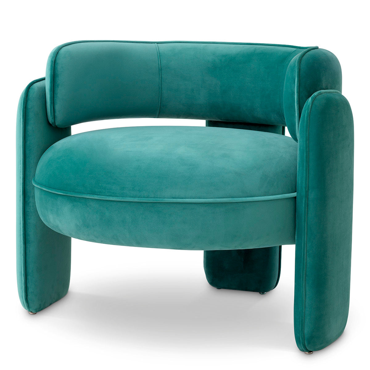 Velvet Modern Accent Chair Chaplin | Eichholtz Miami