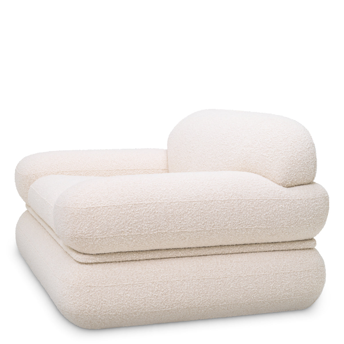 Boucle Cream Chair Ménard | Eichholtz Miami