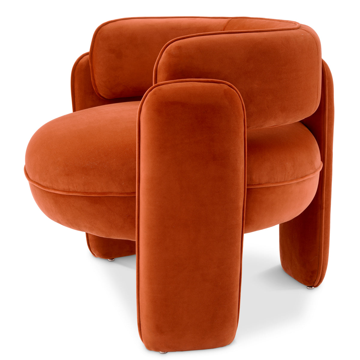 Velvet Modern Accent Chair Chaplin | Eichholtz Miami