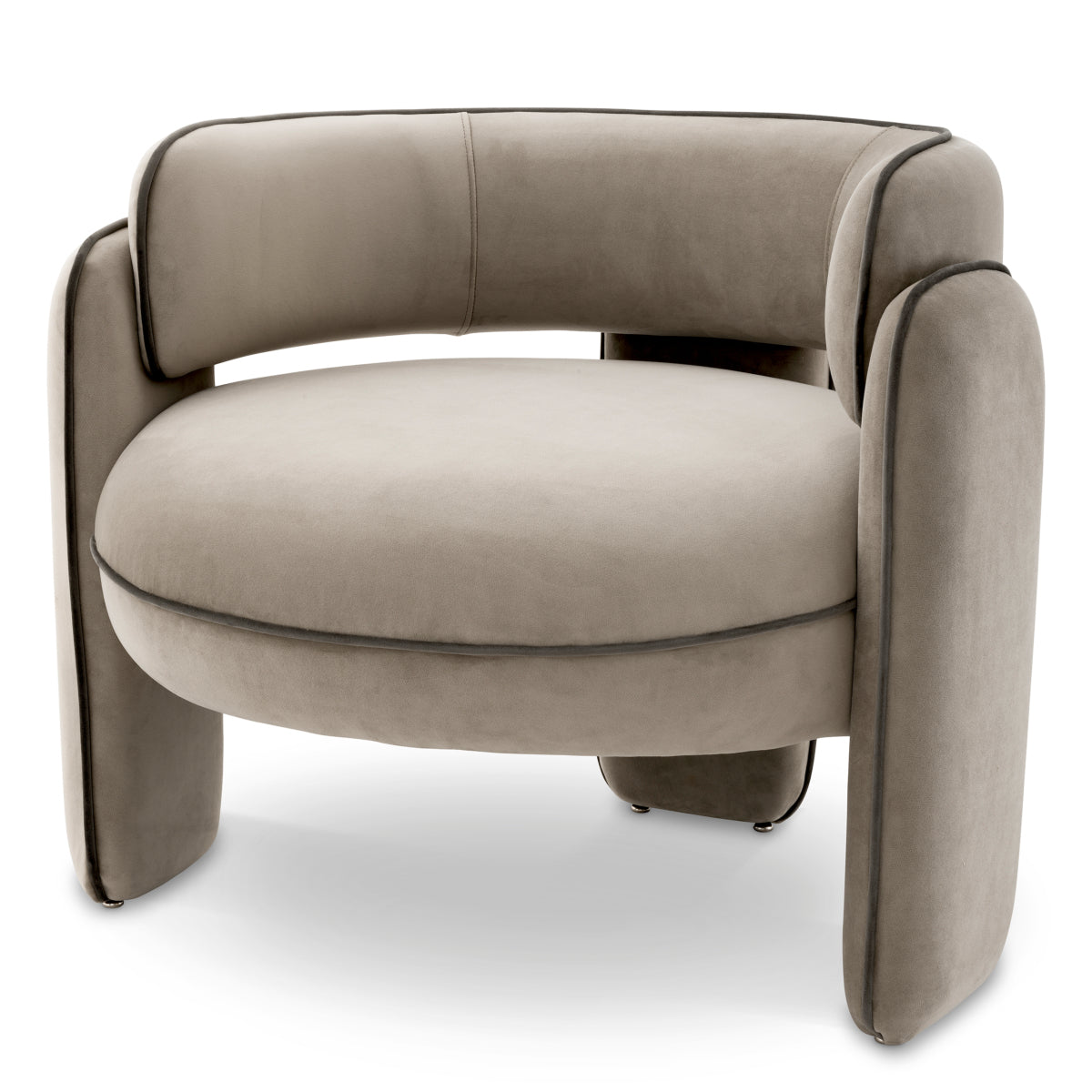 Velvet Modern Accent Chair Chaplin | Eichholtz Miami