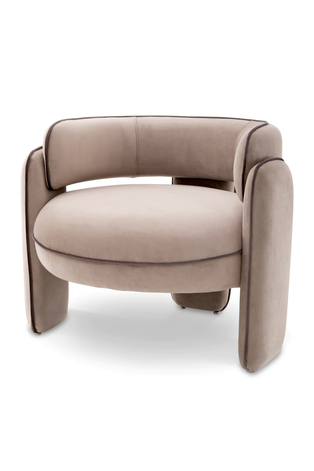 Velvet Modern Accent Chair Chaplin | Eichholtz Miami