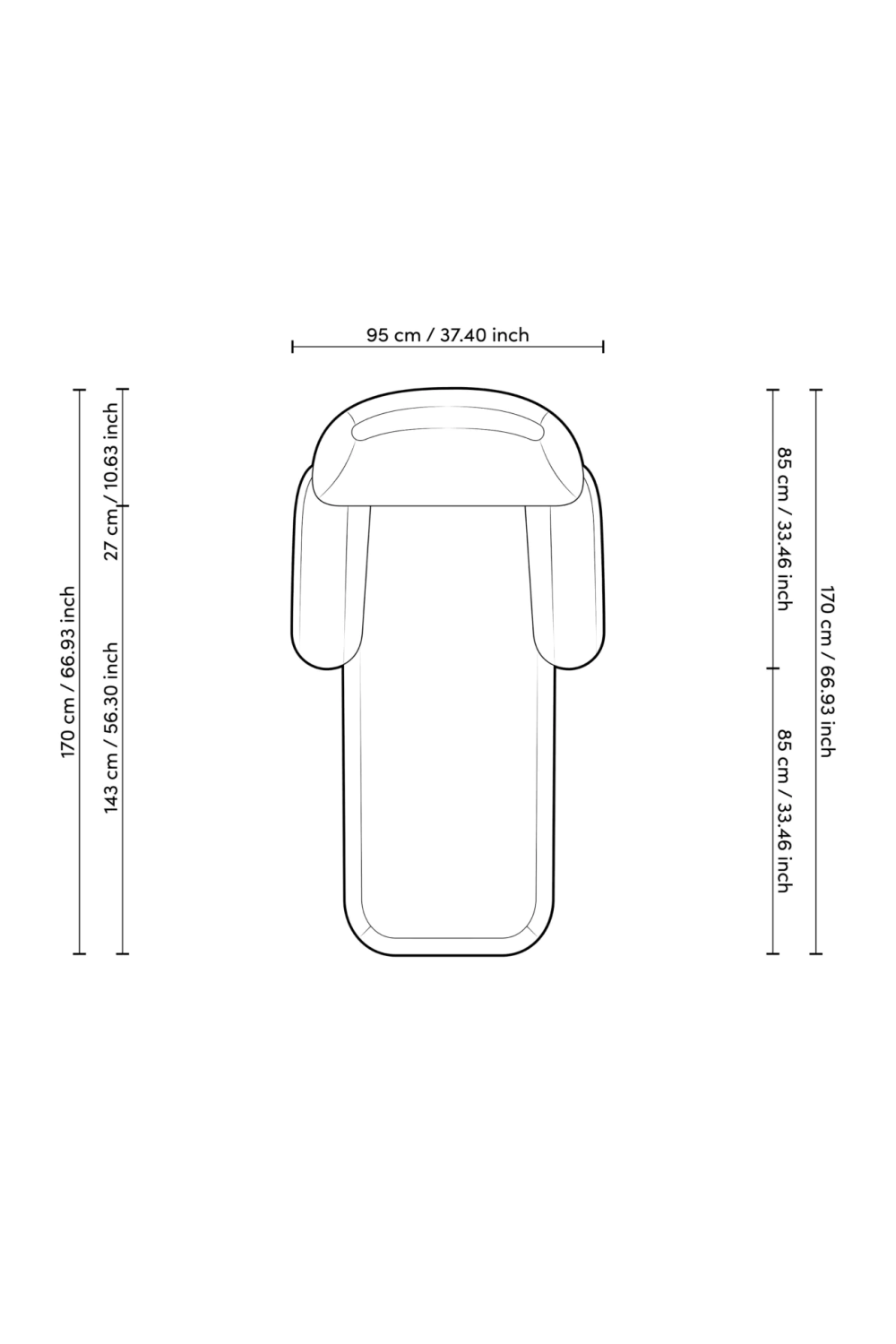 Modern Upholstered Chaise Longue Udine | Eichholtz Miami
